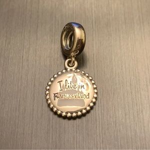 Authentic Pandora Disney I Live Fantasyland Dangle Charm